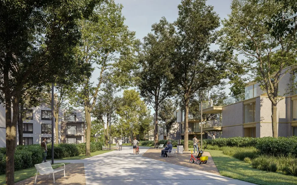 Vizualizace projektu Nová Okružní v Olomouci